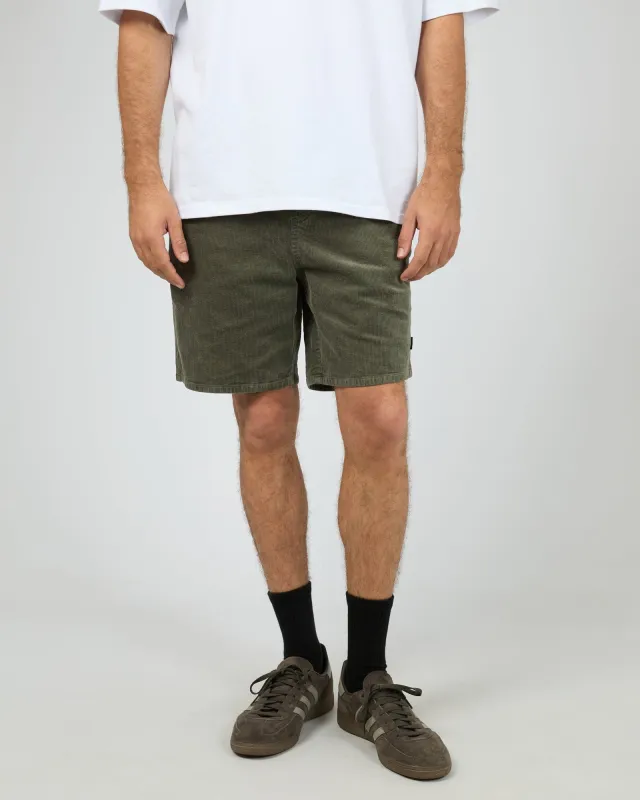 Cord Short Khaki sold by edge clothing