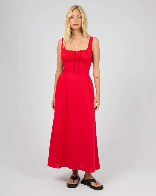 Mavis Maxi Dress Red sold by edge clothing