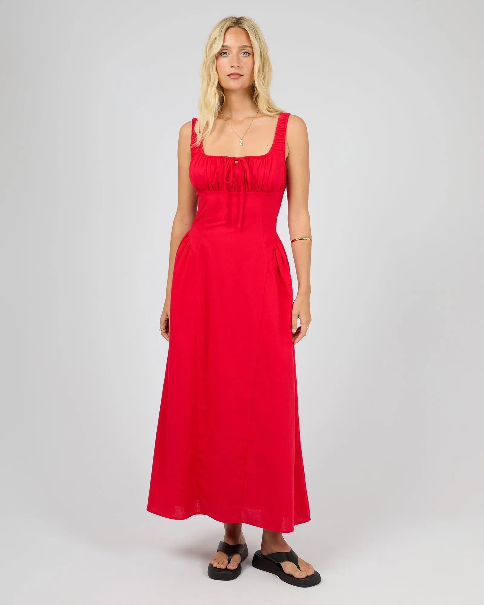 Mavis Maxi Dress Red sold by edge clothing