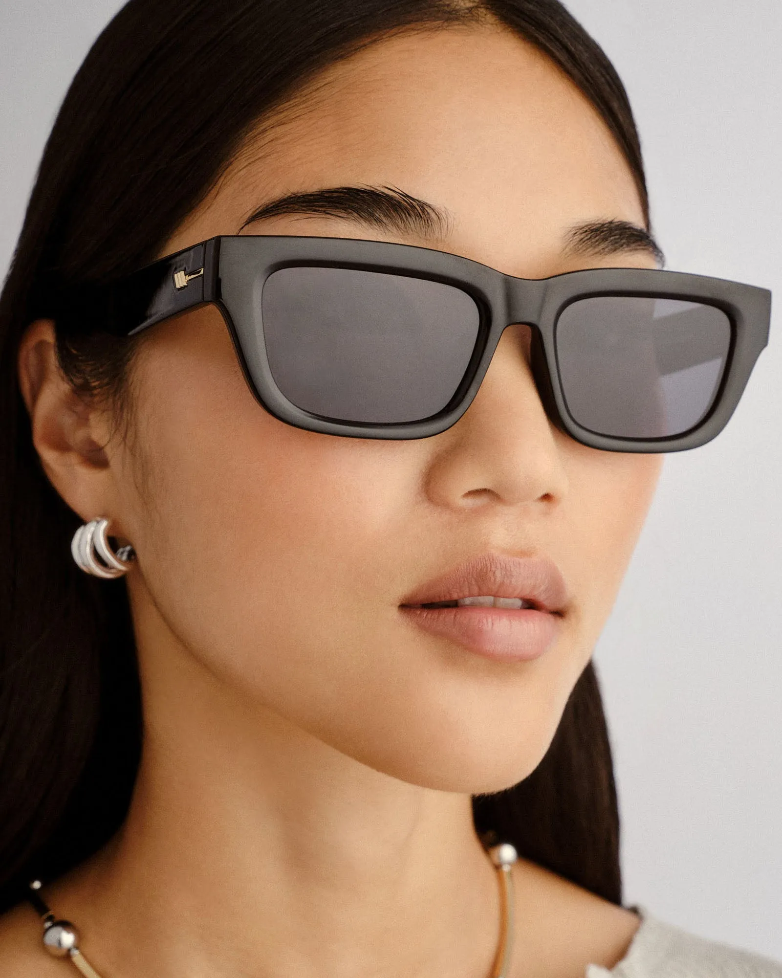 Le Castle Sunglasses Black Smoke Mono Polarised sold by edge clothing product image thumbnail 5