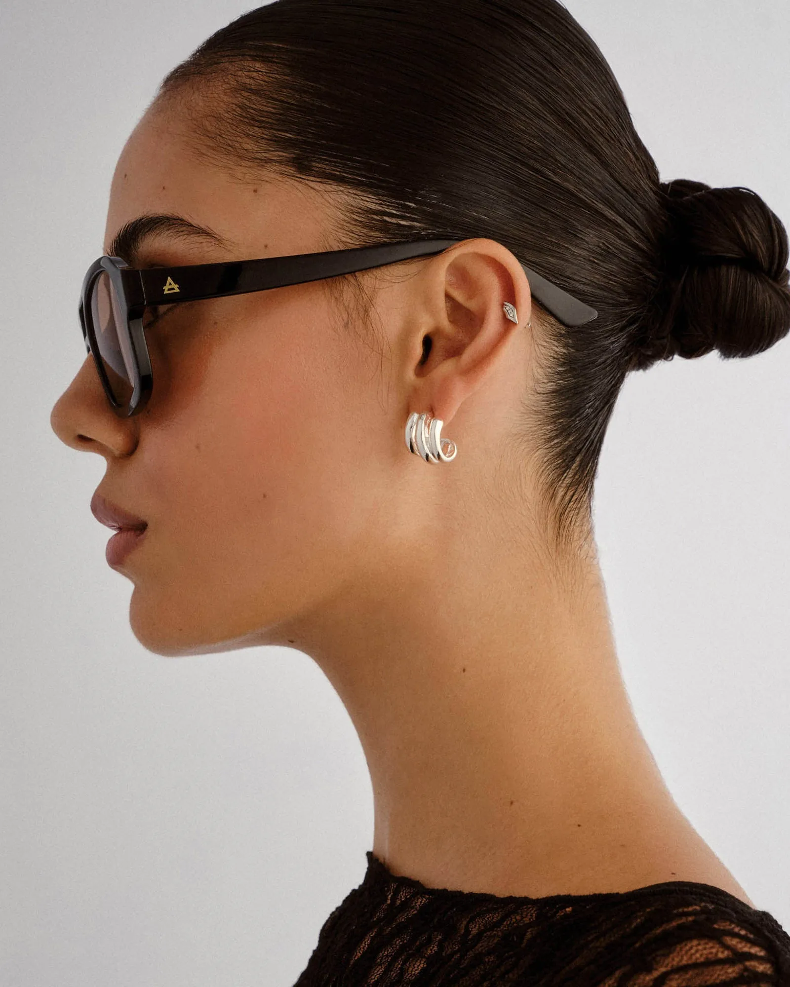 Aquarius Unisex Sunglasses Black Tan Tint Black sold by edge clothing product image thumbnail 4