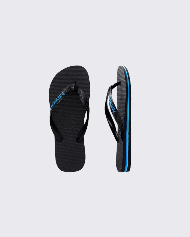 Rubber Logo Black/Blue Marle Black/Blue Marle sold by edge clothing