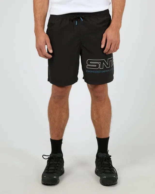 Hyperlink Short Black sold by edge clothing