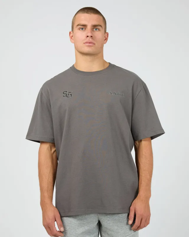 Interval Tee Dark Grey made by edge clothing