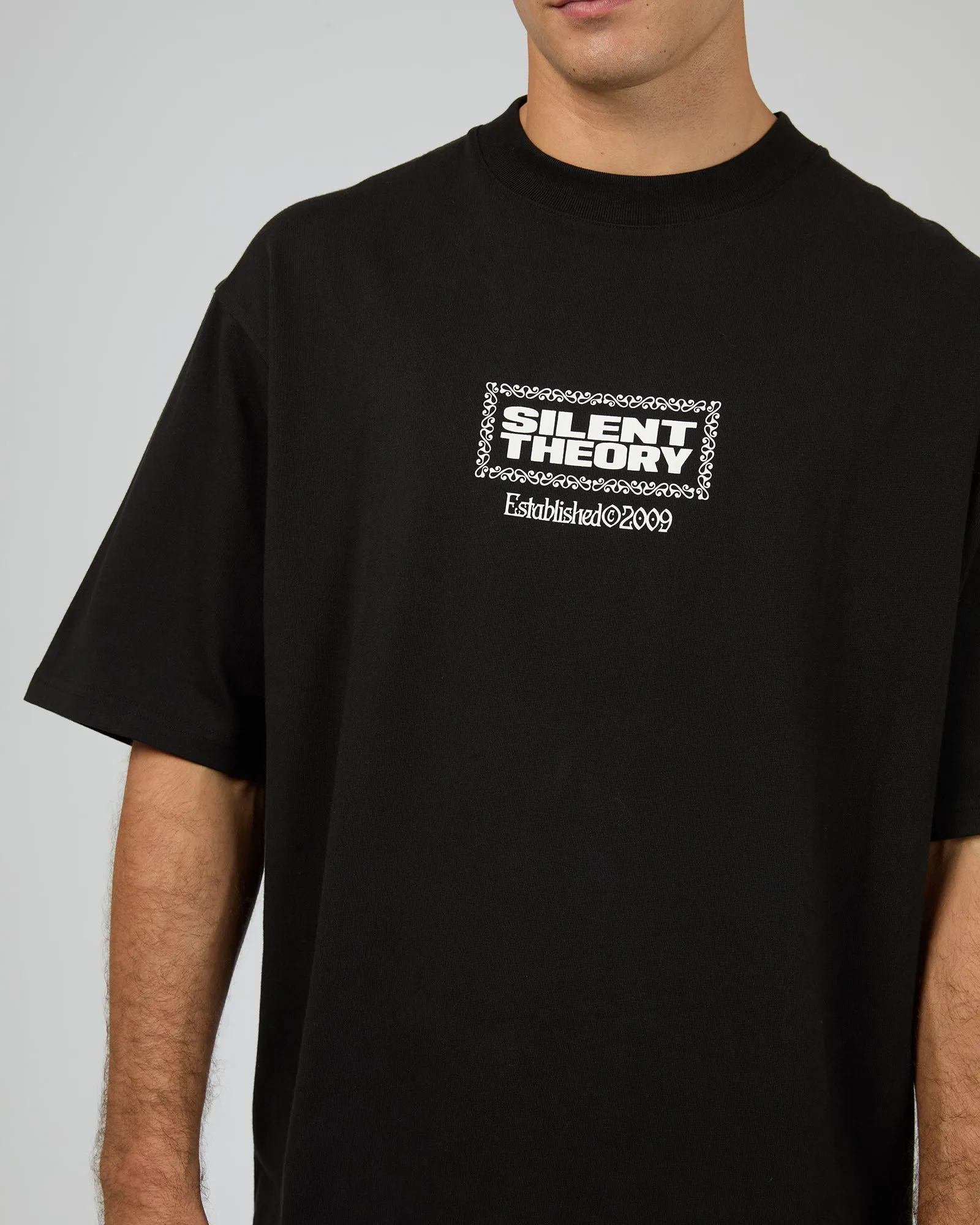 Historic Box Tee Black sold by edge clothing product image thumbnail 5