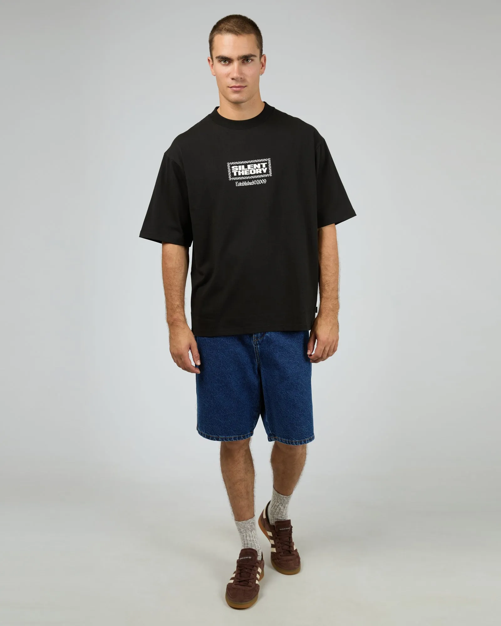 Historic Box Tee Black sold by edge clothing product image thumbnail 2