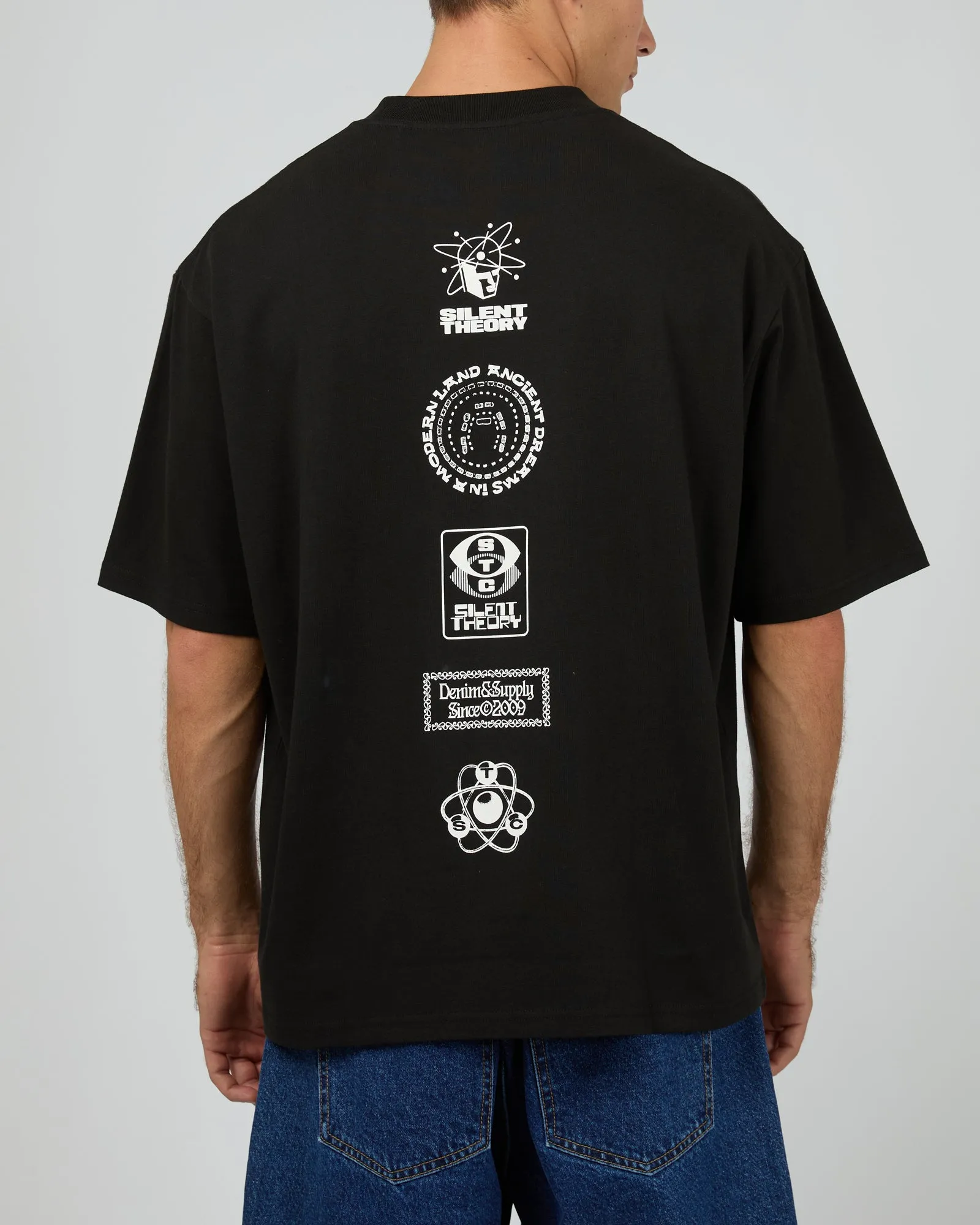 Historic Box Tee Black sold by edge clothing product image thumbnail 3