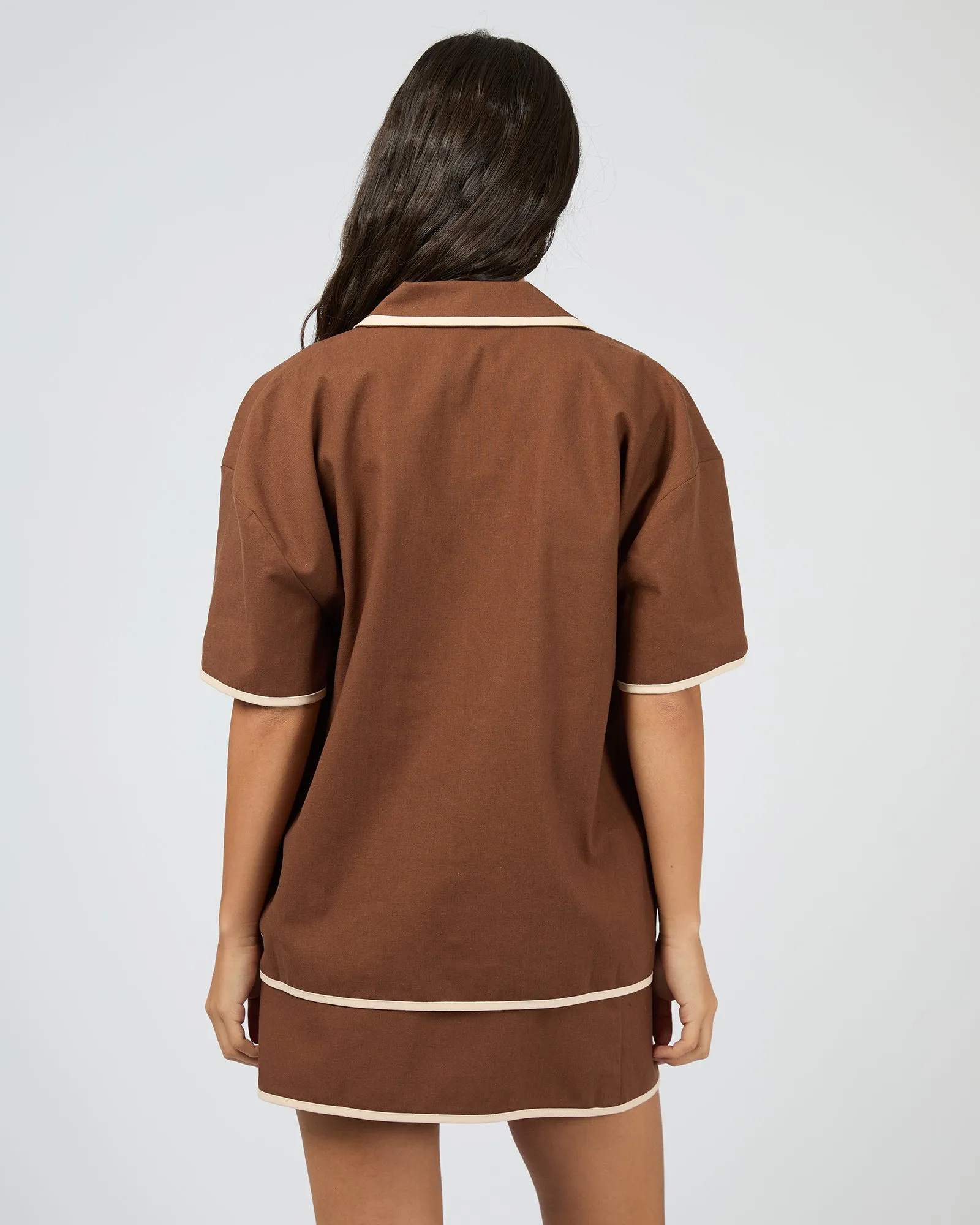 Tyler Shirt Brown sold by edge clothing product image thumbnail 3