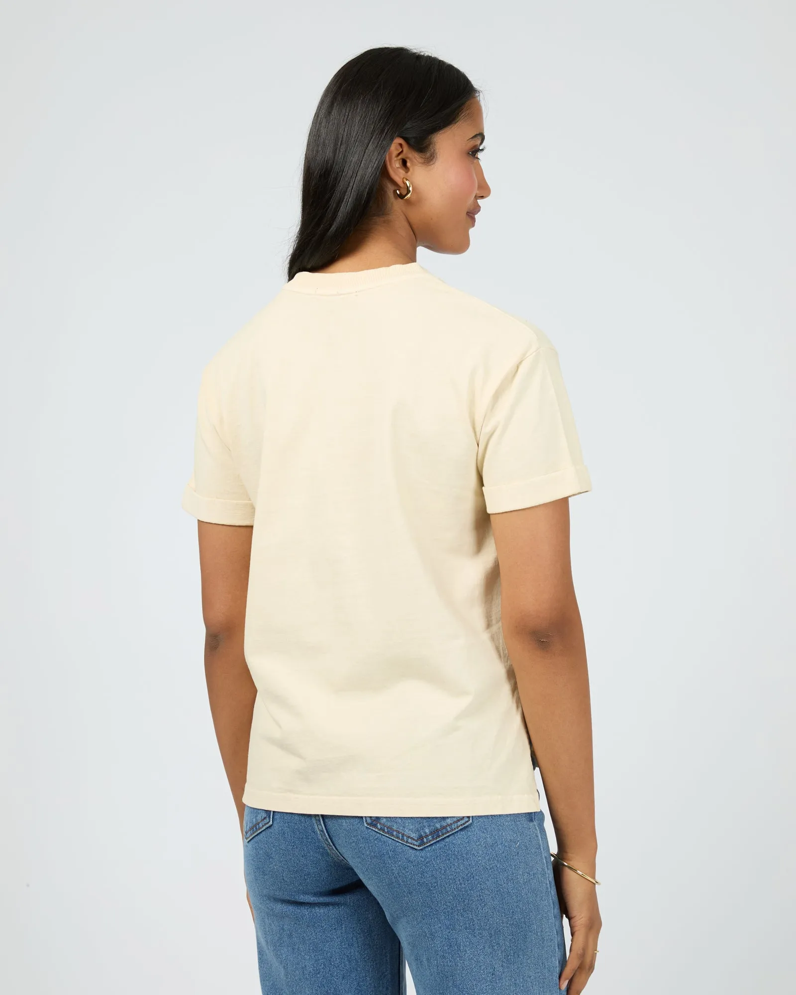 Aae Washed Tee Vanilla sold by edge clothing product image thumbnail 3