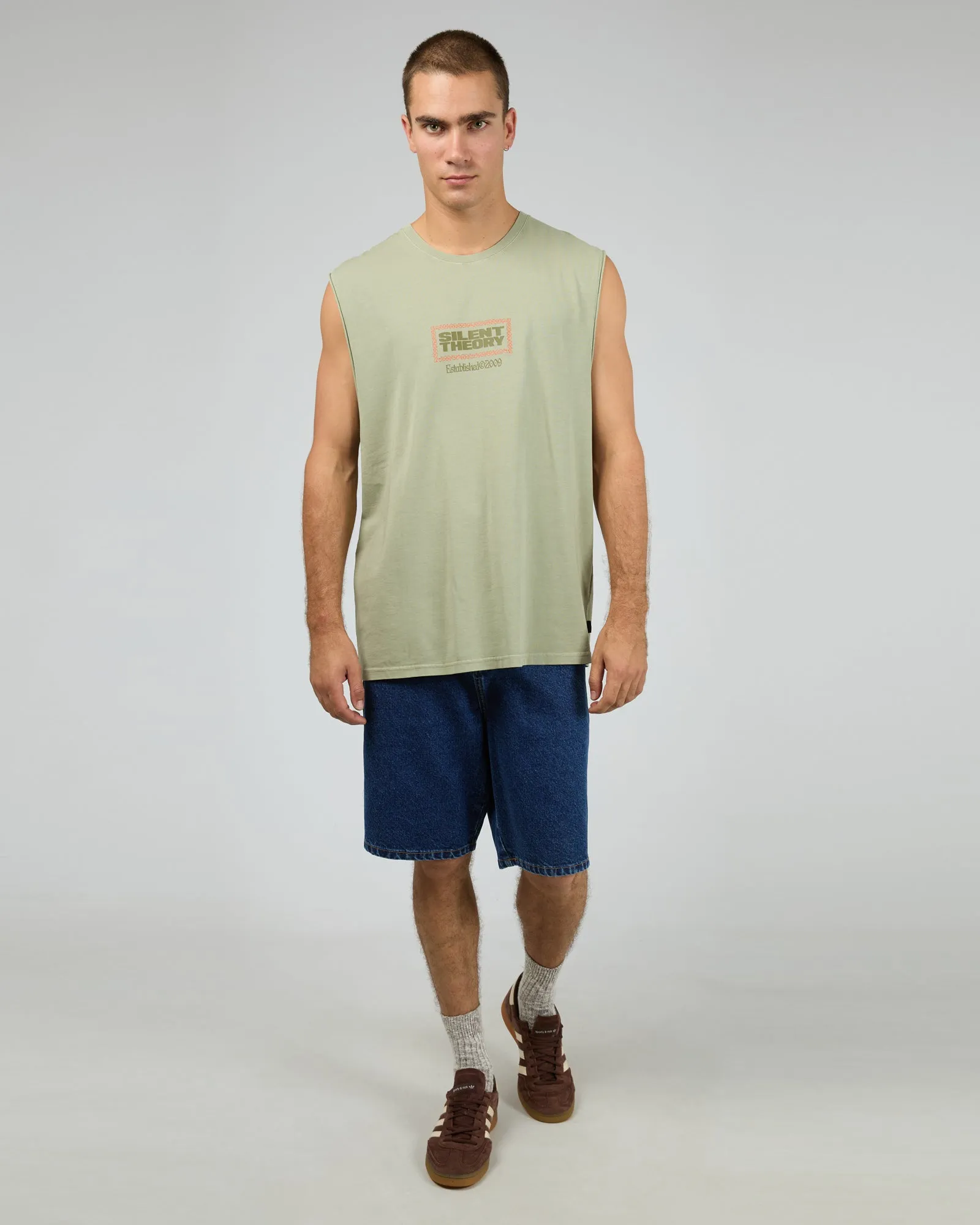 Historic Muscle Tee Sage sold by edge clothing product image thumbnail 2