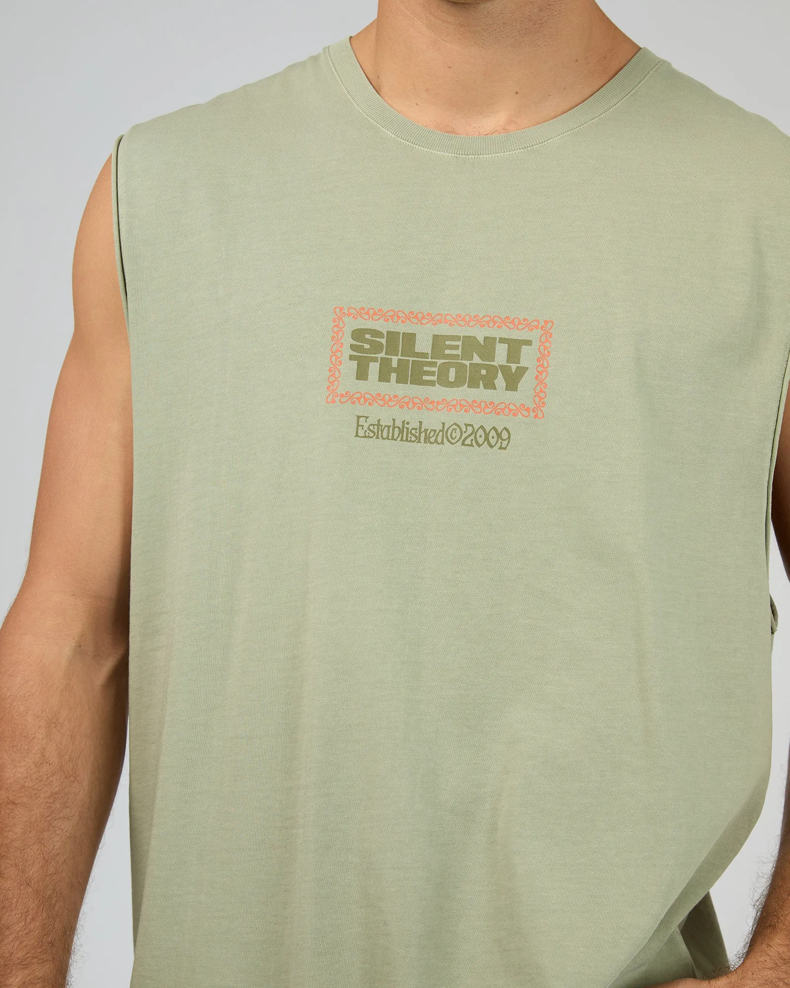 Historic Muscle Tee Sage sold by edge clothing product image thumbnail 5