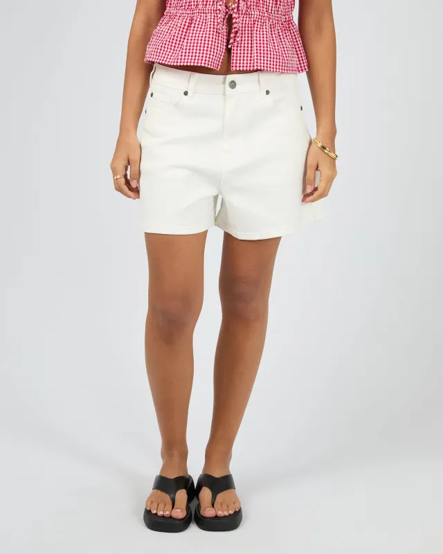 Ricky Denim Short Vintage White made by All About Eve