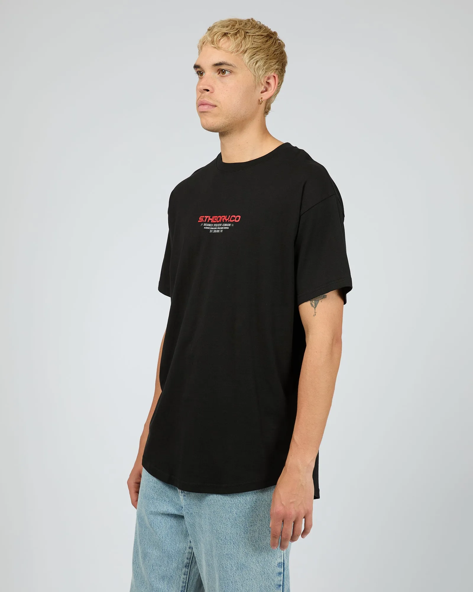 Never Ending Scoop Tee Black sold by edge clothing product image thumbnail 4