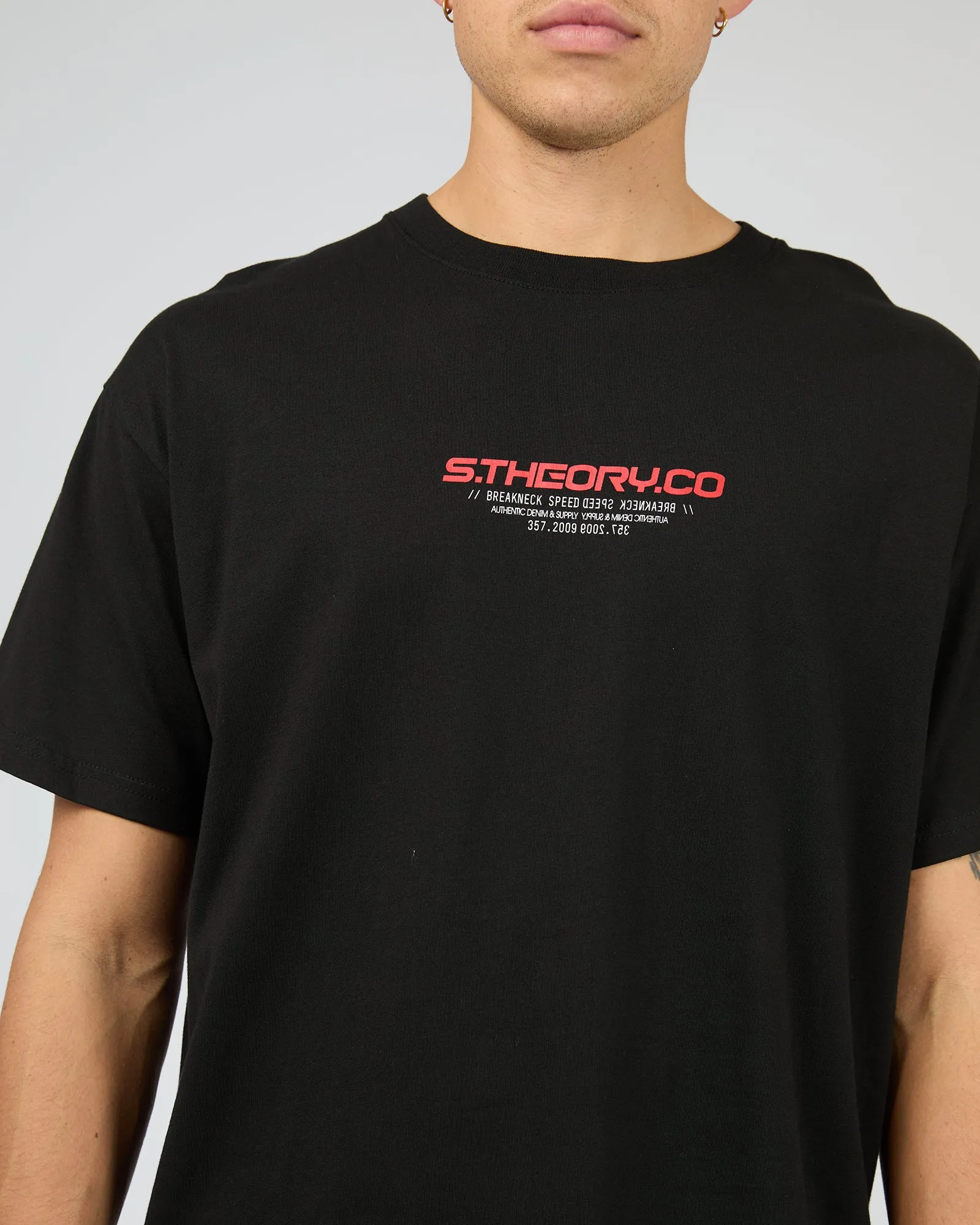 Never Ending Scoop Tee Black sold by edge clothing product image thumbnail 5