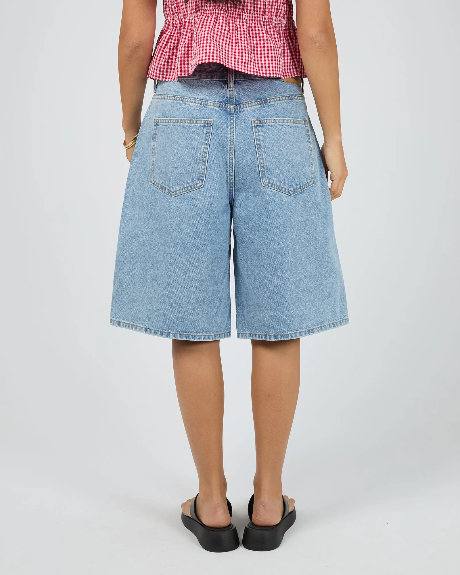 Maya Denim Jort Light Blue sold by edge clothing product image thumbnail 3
