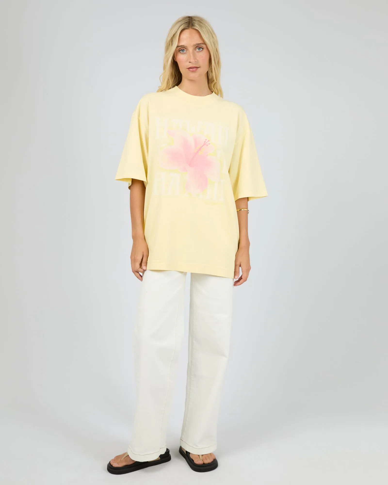 Hawaii Oversized Tee Yellow sold by edge clothing product image thumbnail 2