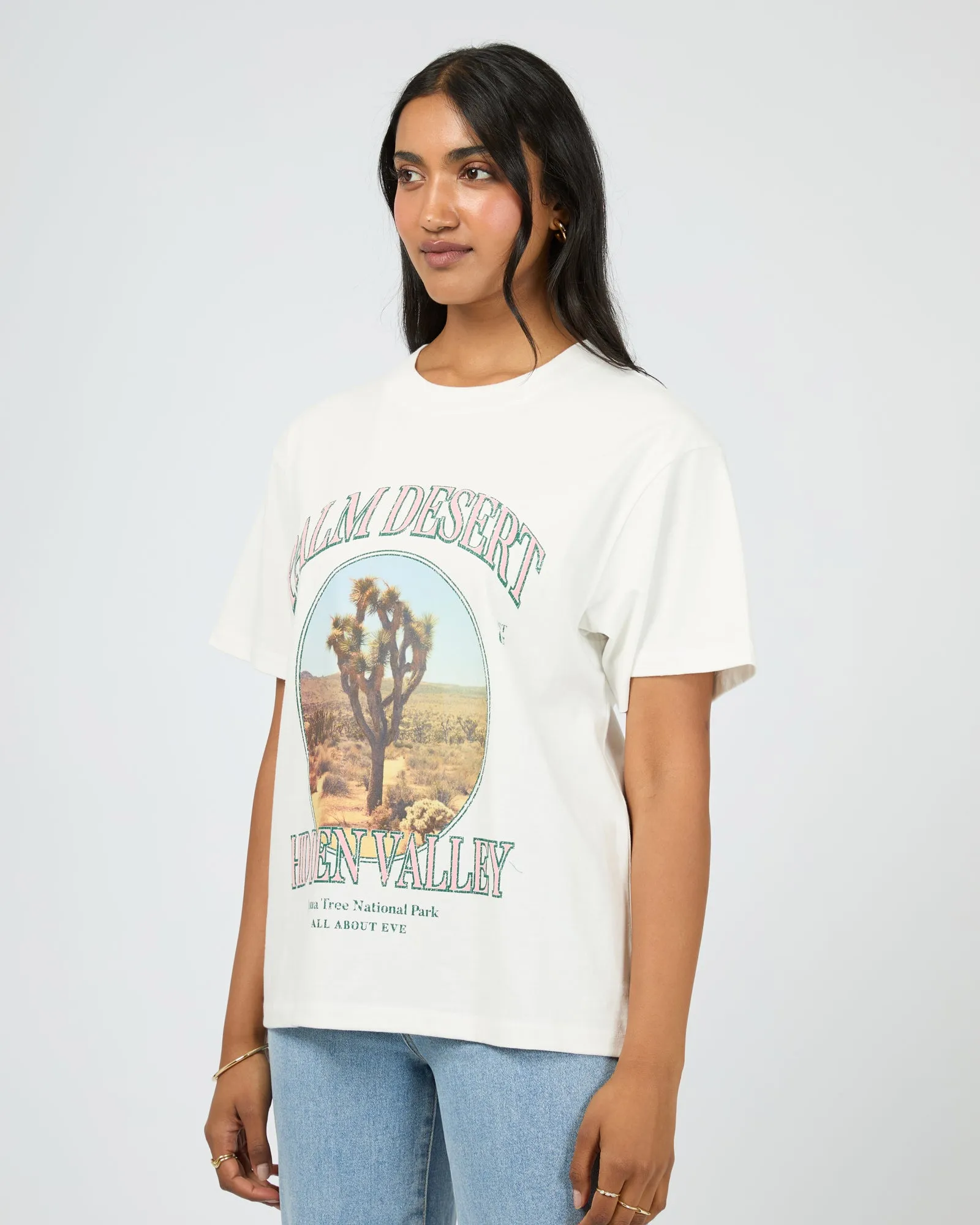 Palm Desert Box Tee Vintage White sold by edge clothing product image thumbnail 5