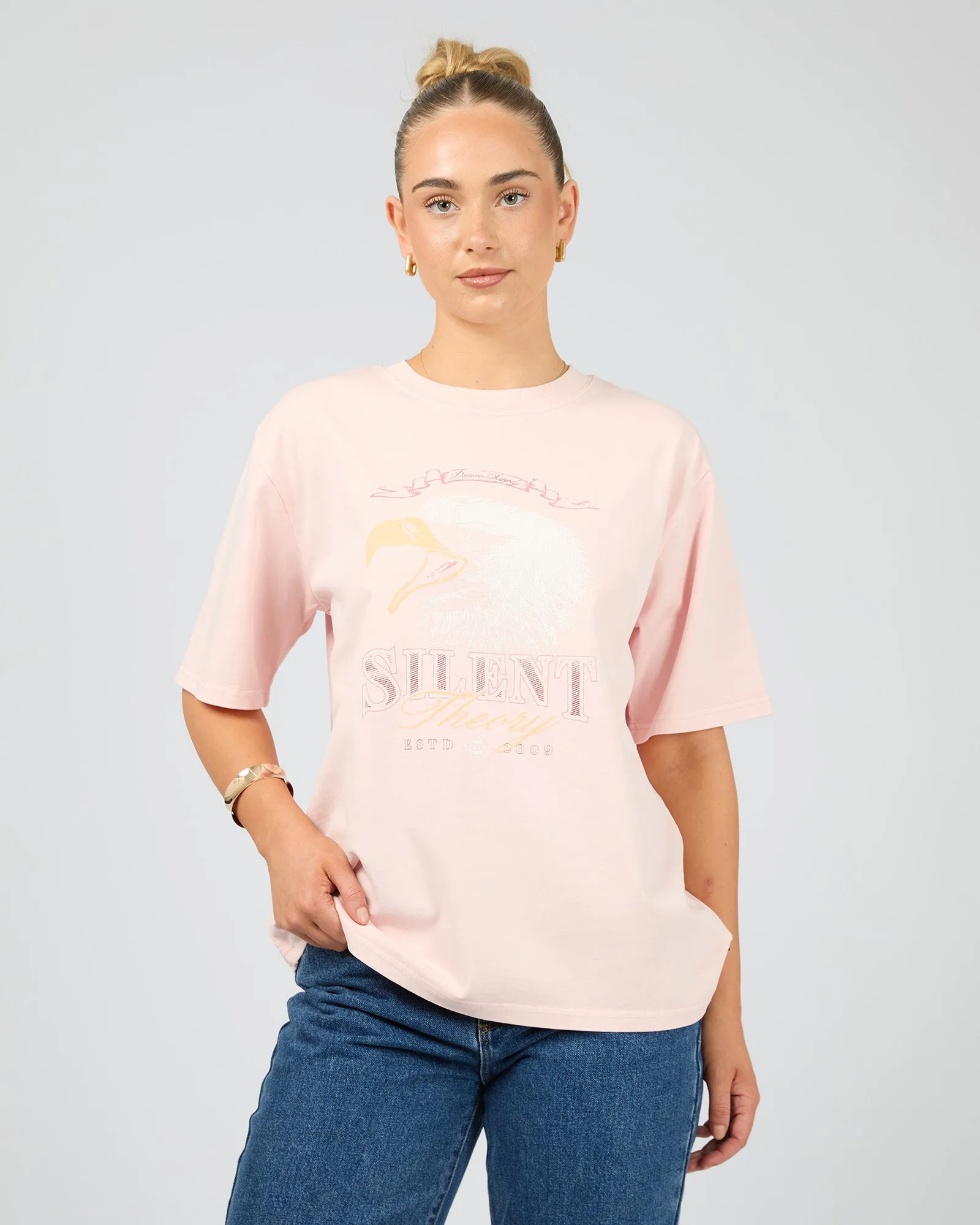 Fortune Tee Light Pink sold by edge clothing