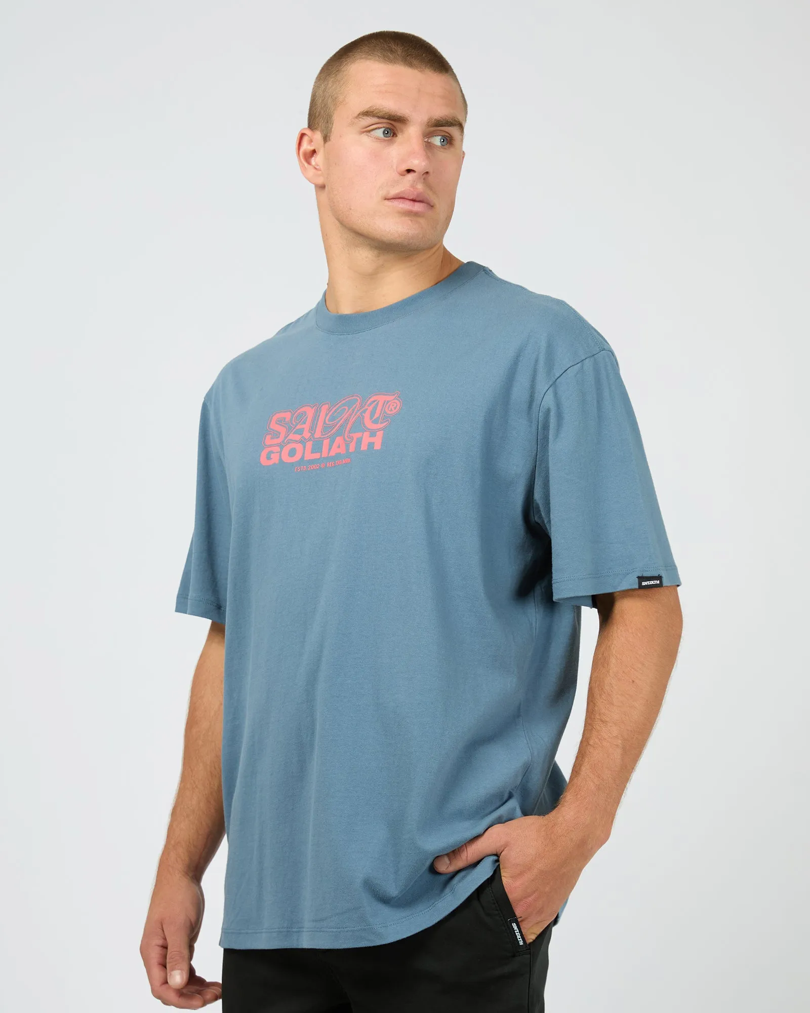 Glass Tee Blue sold by edge clothing product image thumbnail 4