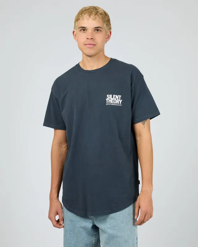 Uniform Scoop Tee Navy sold by edge clothing