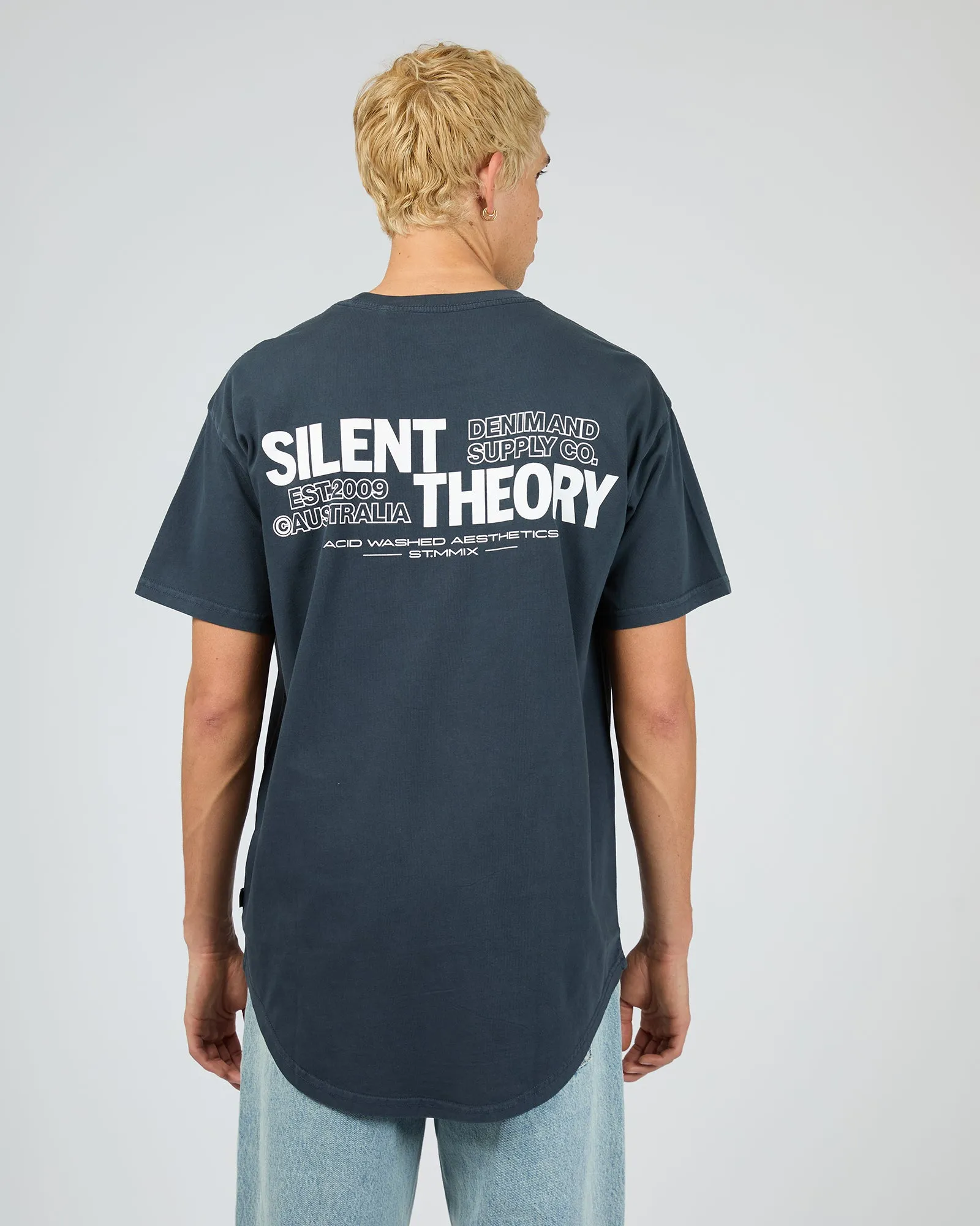 Uniform Scoop Tee Navy sold by edge clothing product image thumbnail 3