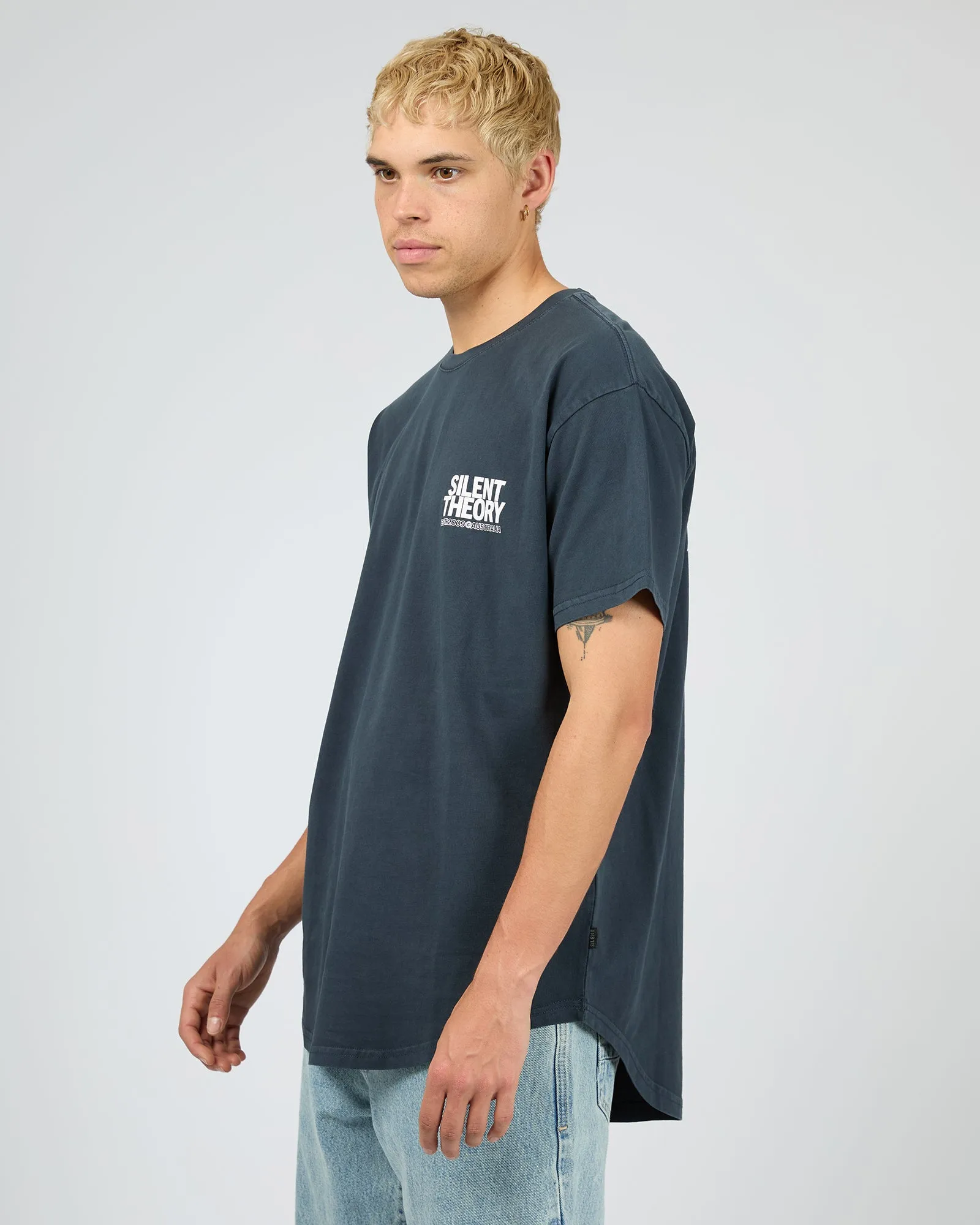 Uniform Scoop Tee Navy sold by edge clothing product image thumbnail 4