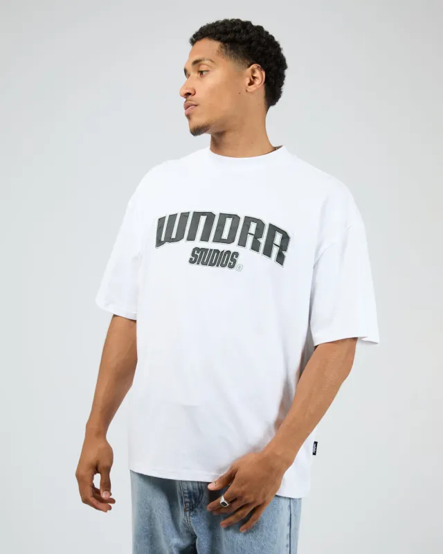 Limitz Panel Club Tee White sold by edge clothing