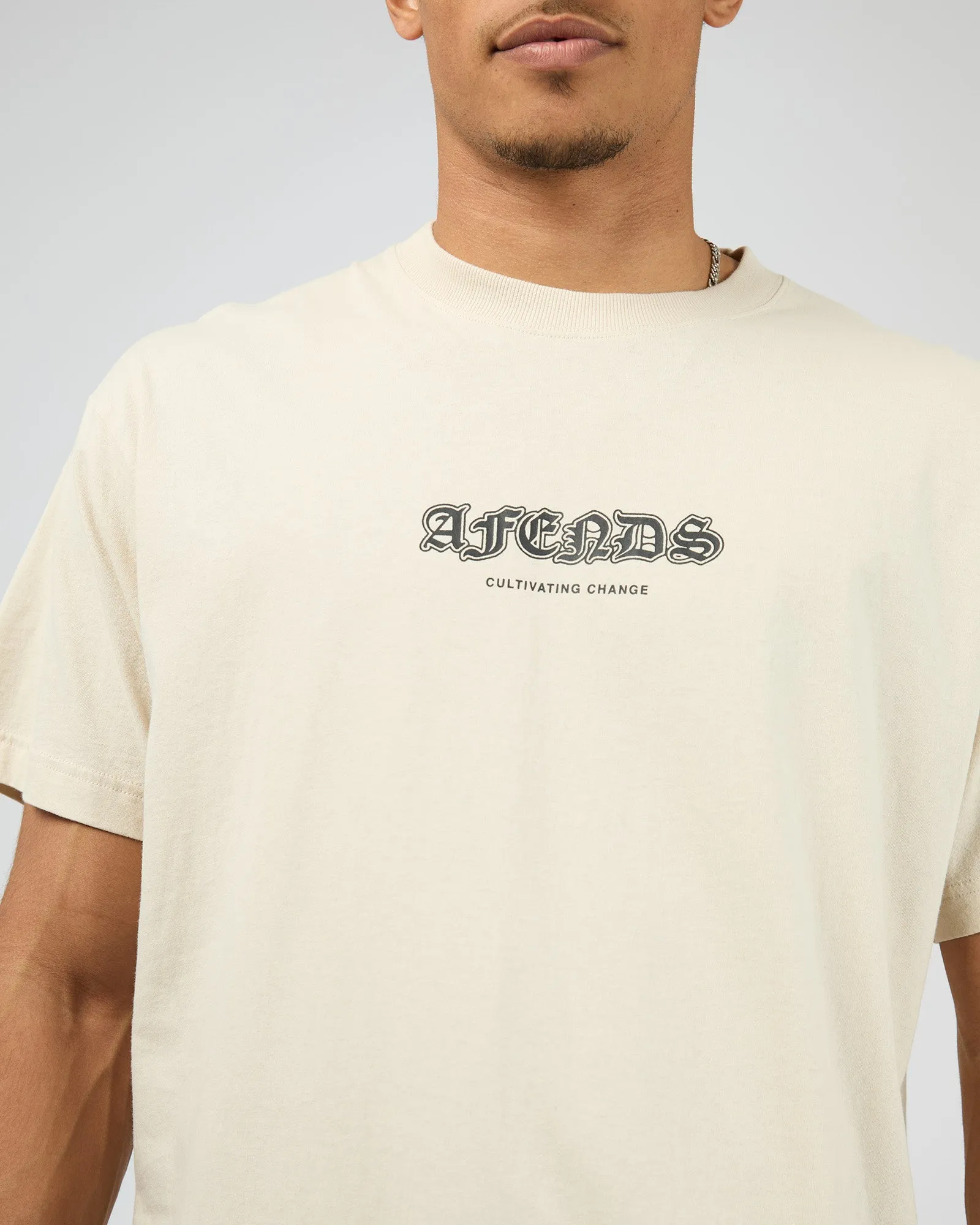 Script Recycled Retro Tee Moonbeam sold by edge clothing product image thumbnail 5