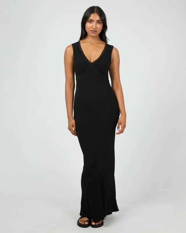Maybelle Maxi Dress Black sold by edge clothing