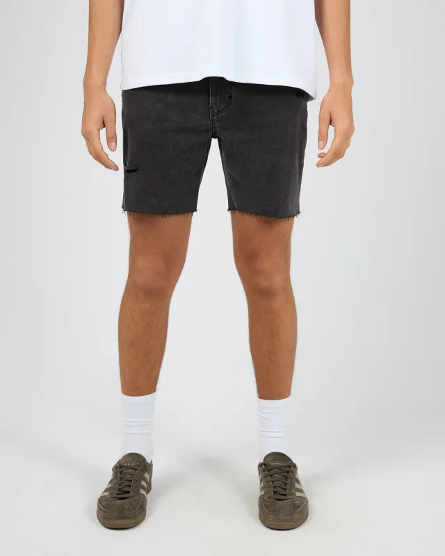 A2 Slim Short Bronson Rip Vintage Black sold by edge clothing