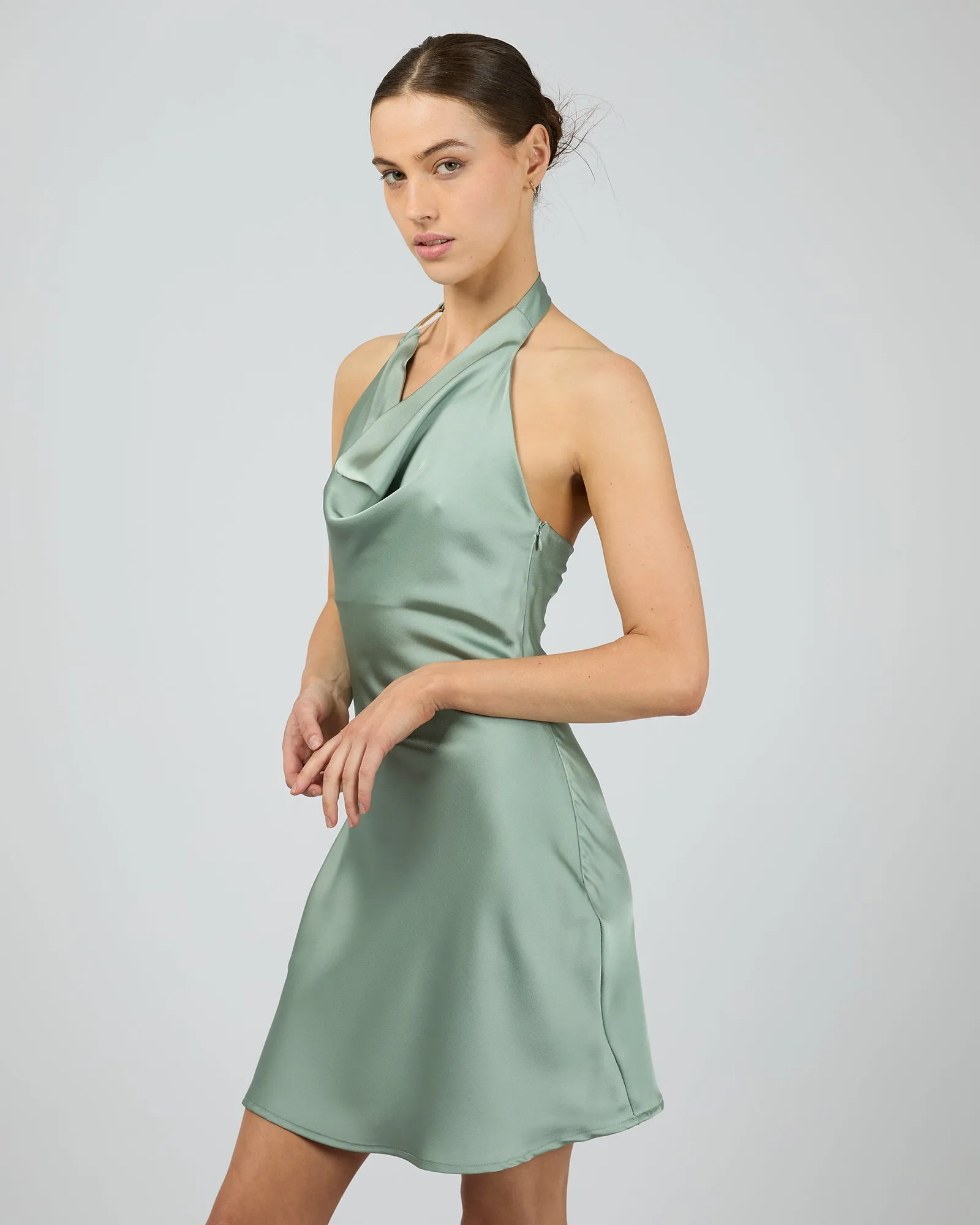 Nina Mini Dress Sage sold by edge clothing product image thumbnail 4