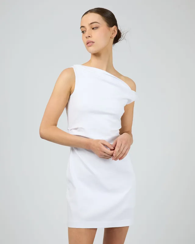 Freya Mini Dress White sold by edge clothing