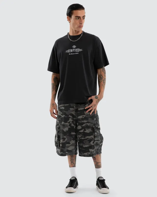 Torque Street Tee Anthracite sold by edge clothing