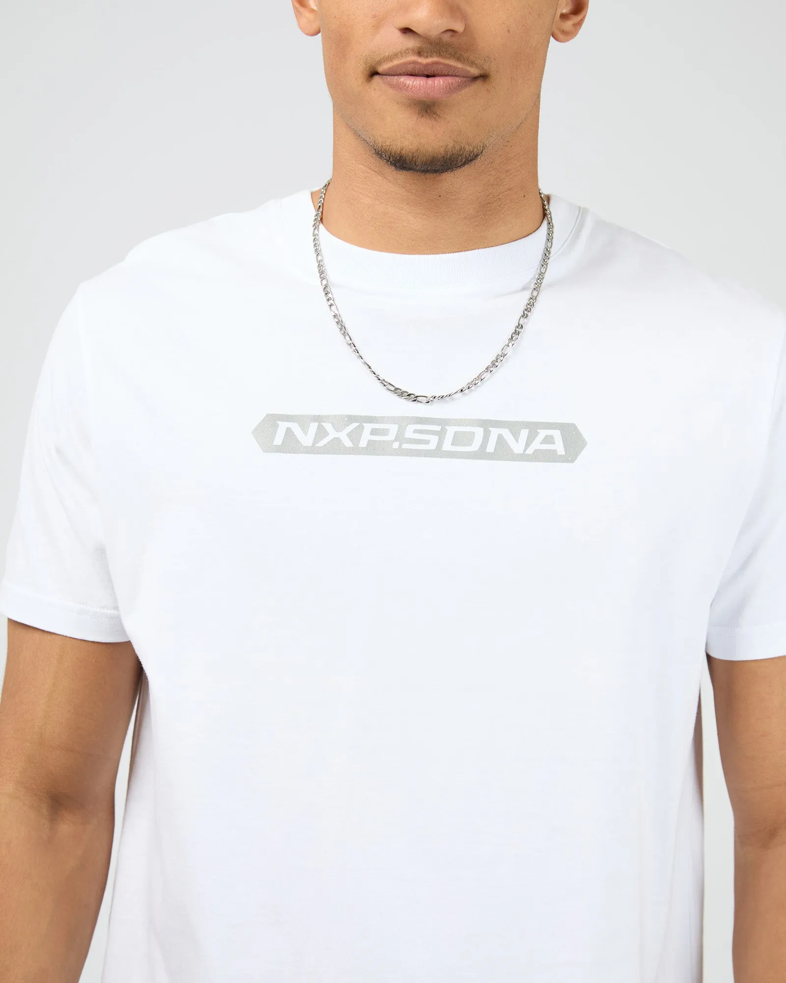 Ultimate Dual Curved Tee White sold by edge clothing product image thumbnail 5