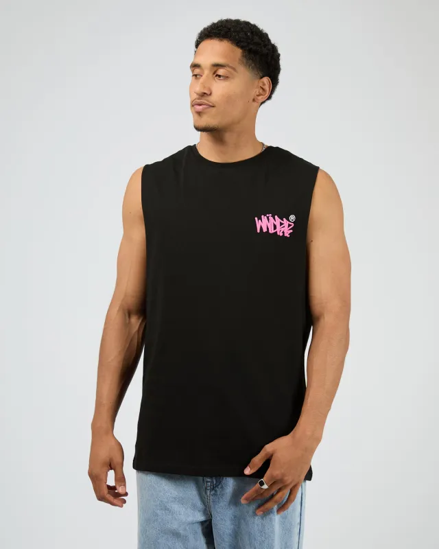 Tagged Muscle Top Black sold by edge clothing