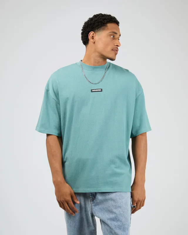 Patron Heavy Weight Tee Dusk Blue sold by edge clothing