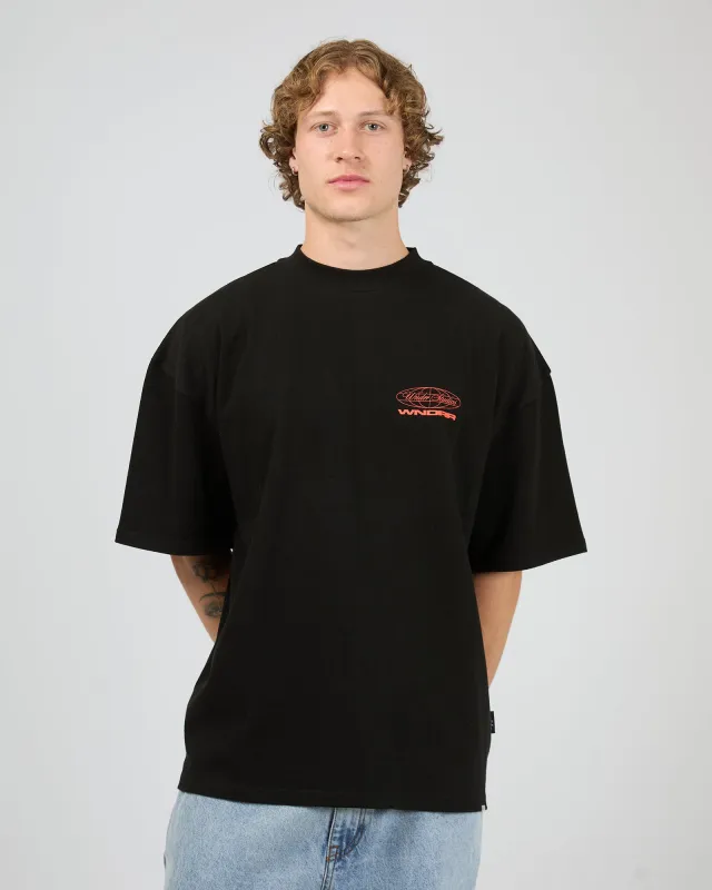 Swatch Heavy Weight Tee Black sold by edge clothing