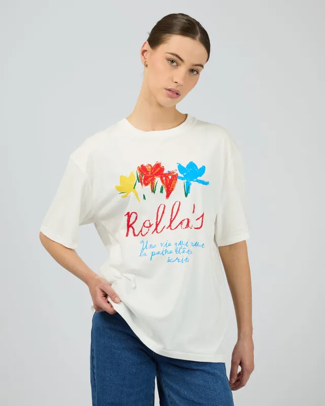 Off Duty Tee Pop Vintage White sold by edge clothing