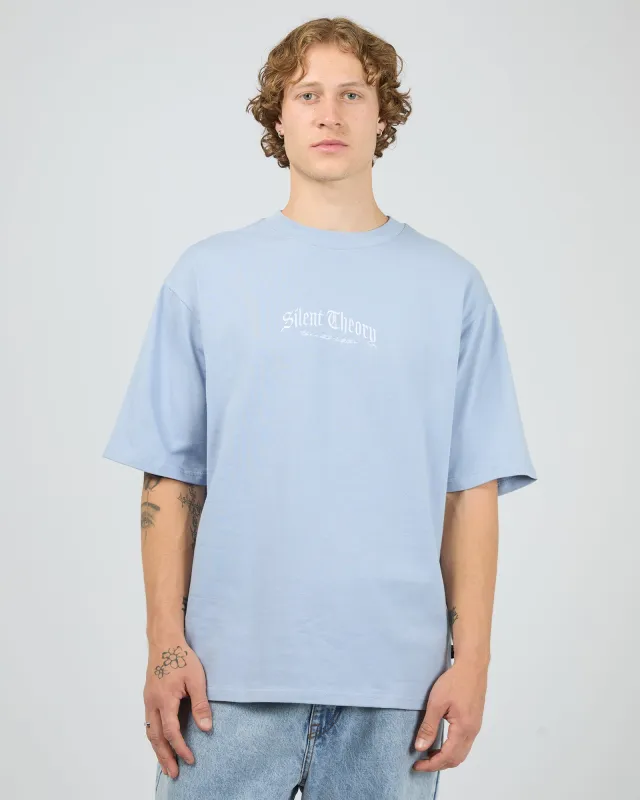 Mayhem Box Tee Blue sold by edge clothing