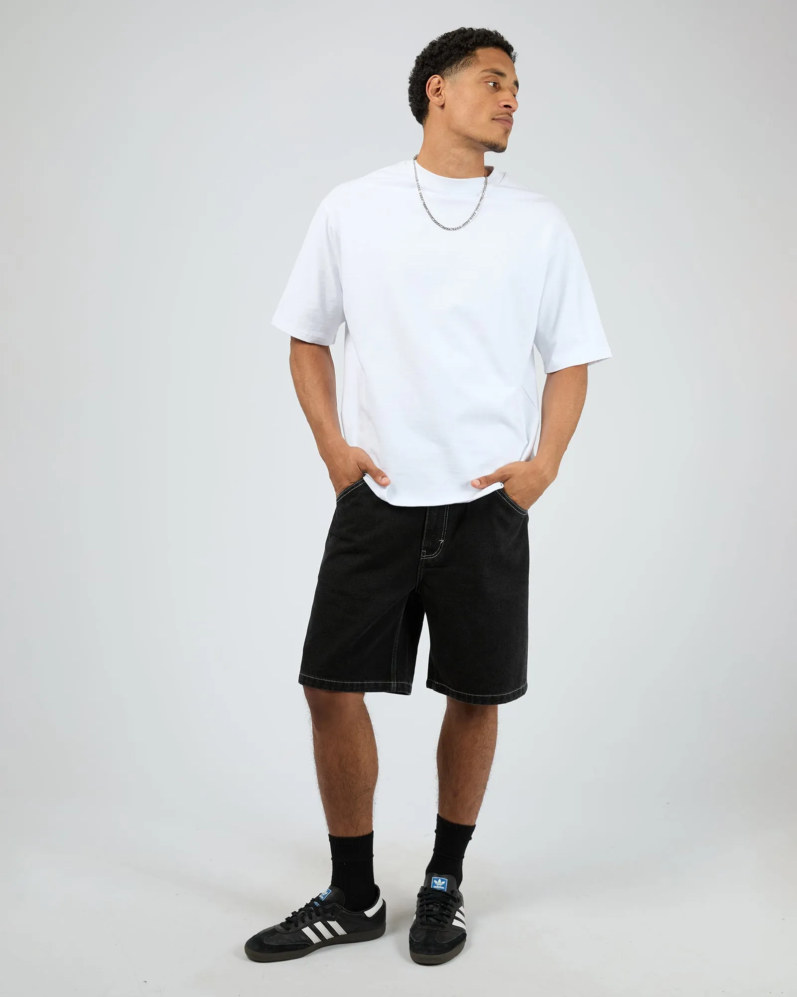 A5 Baggy Short Lance Washed Black sold by edge clothing product image thumbnail 2