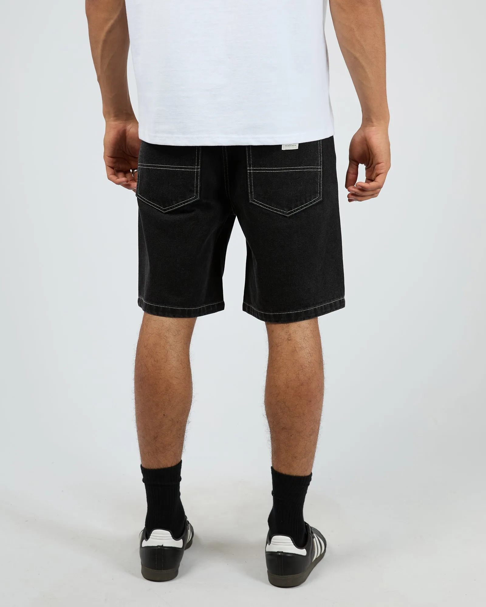A5 Baggy Short Lance Washed Black sold by edge clothing product image thumbnail 3
