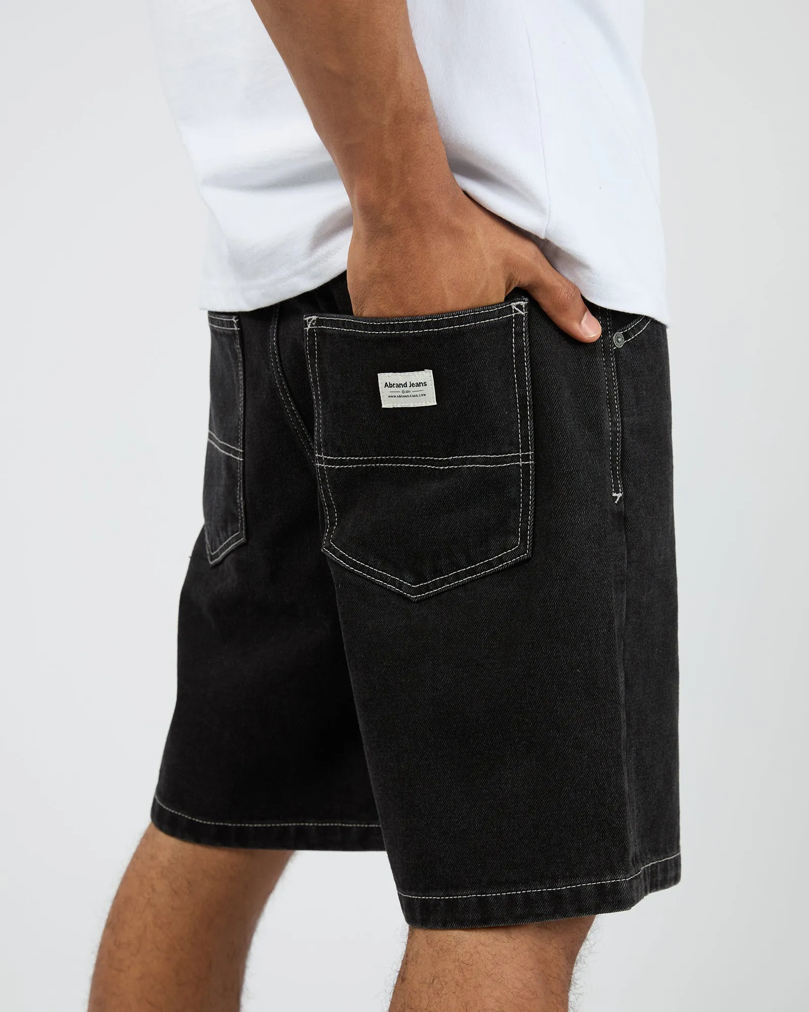A5 Baggy Short Lance Washed Black sold by edge clothing product image thumbnail 5