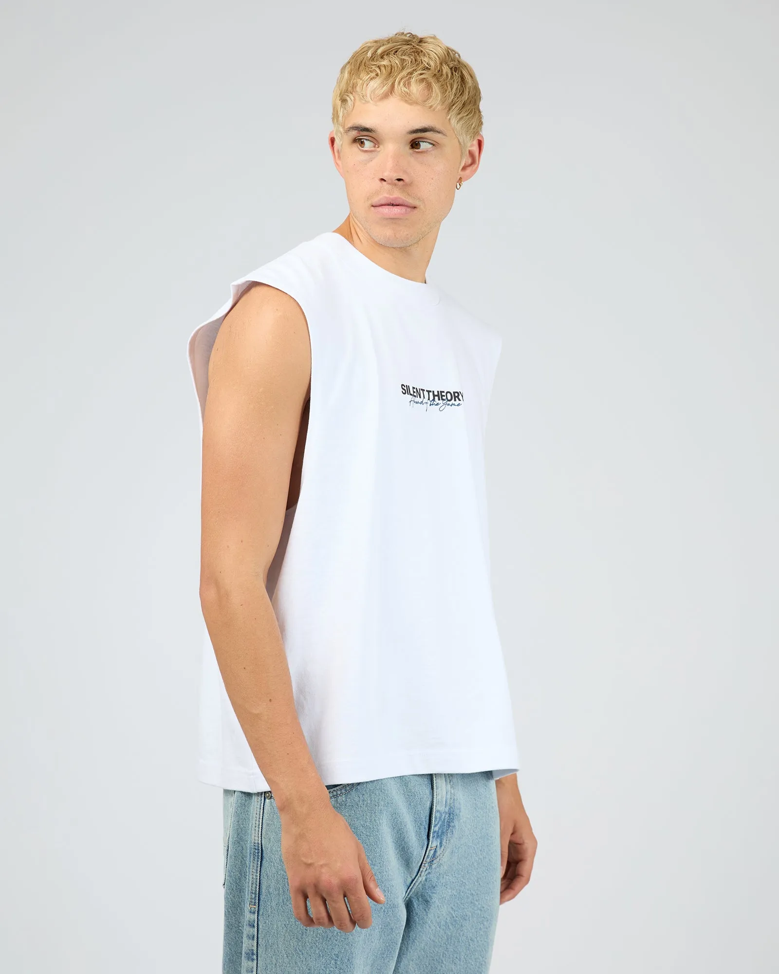 Ahead Of The Game Muscle White sold by edge clothing product image thumbnail 4