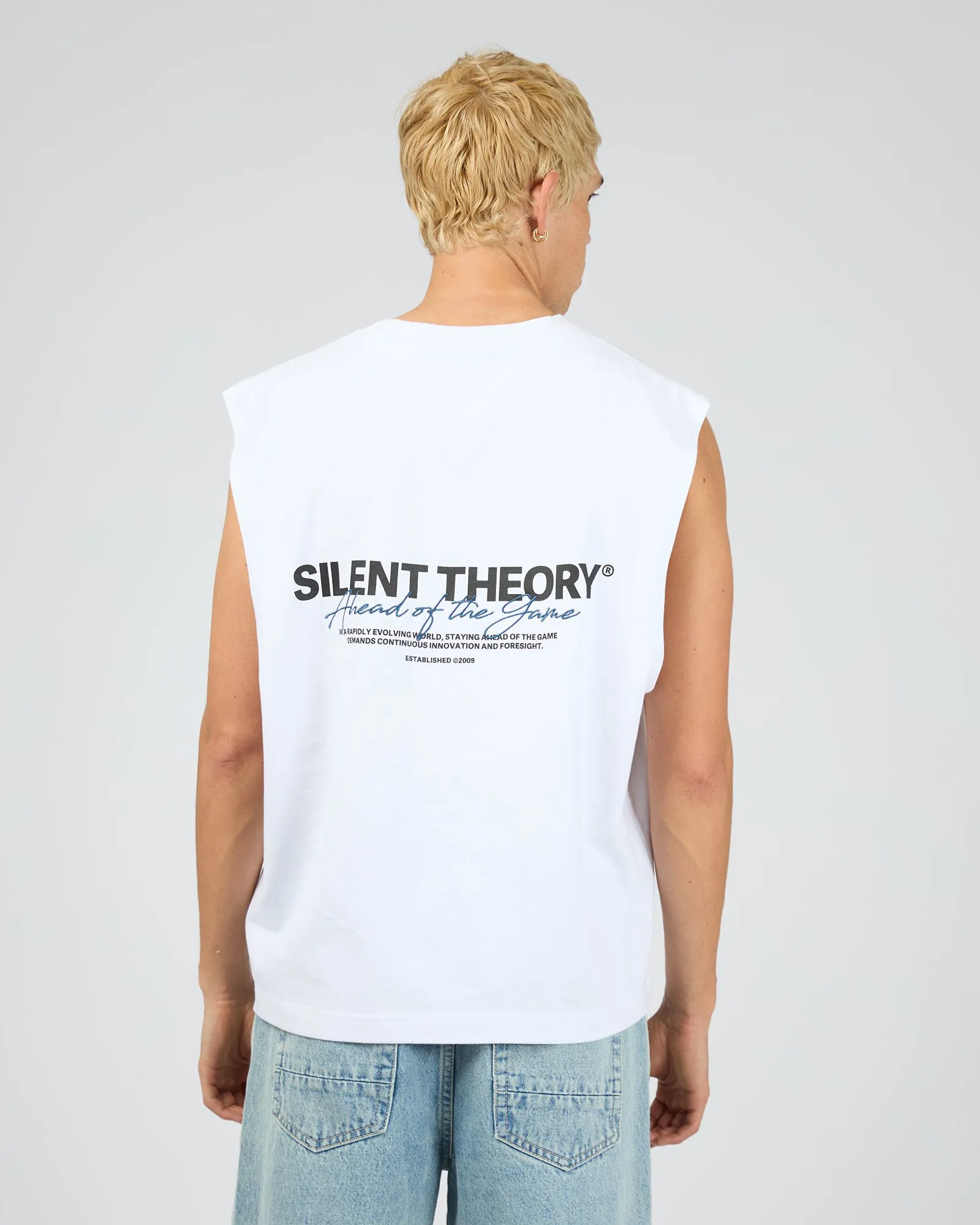 Ahead Of The Game Muscle White sold by edge clothing product image thumbnail 3