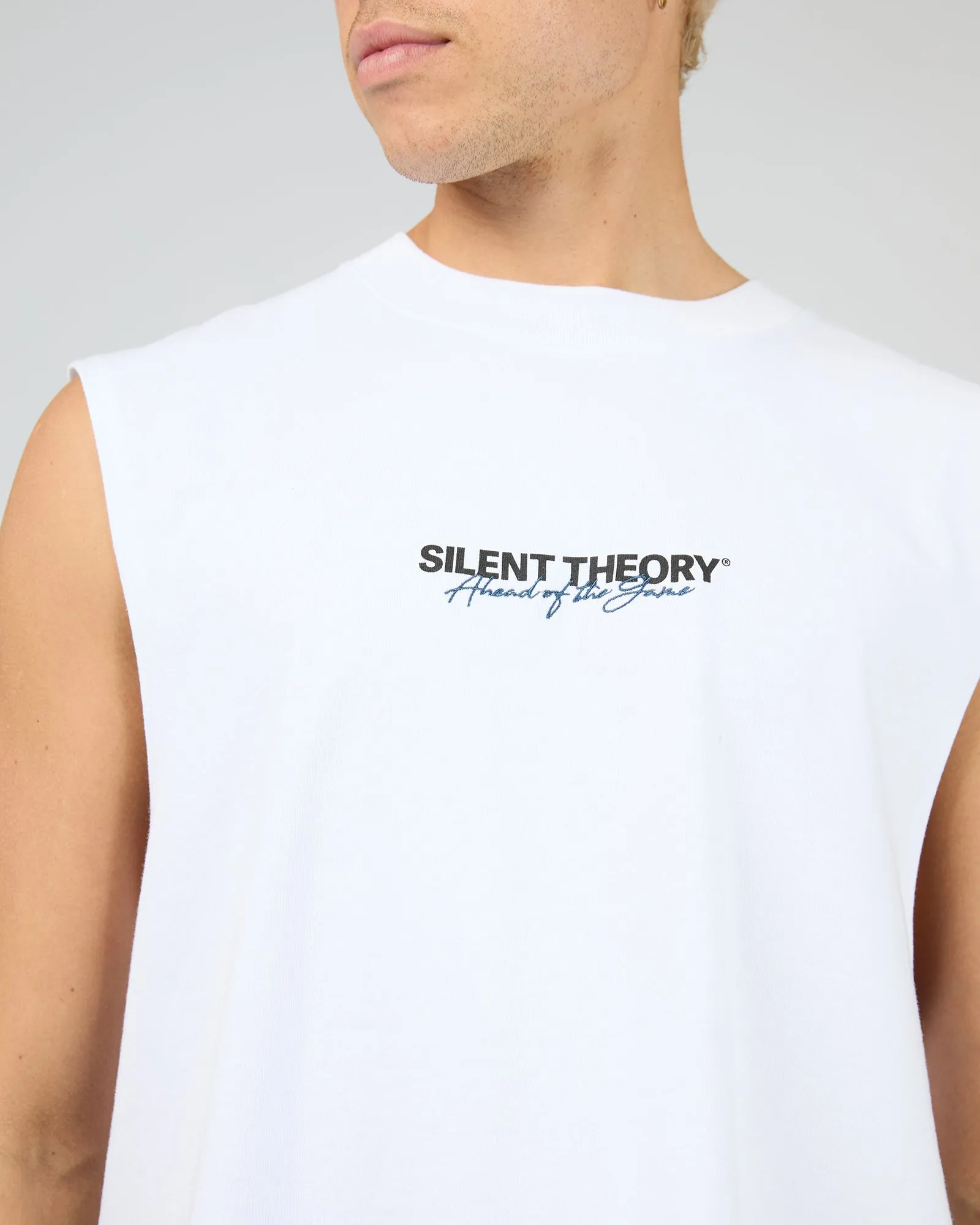 Ahead Of The Game Muscle White sold by edge clothing product image thumbnail 5