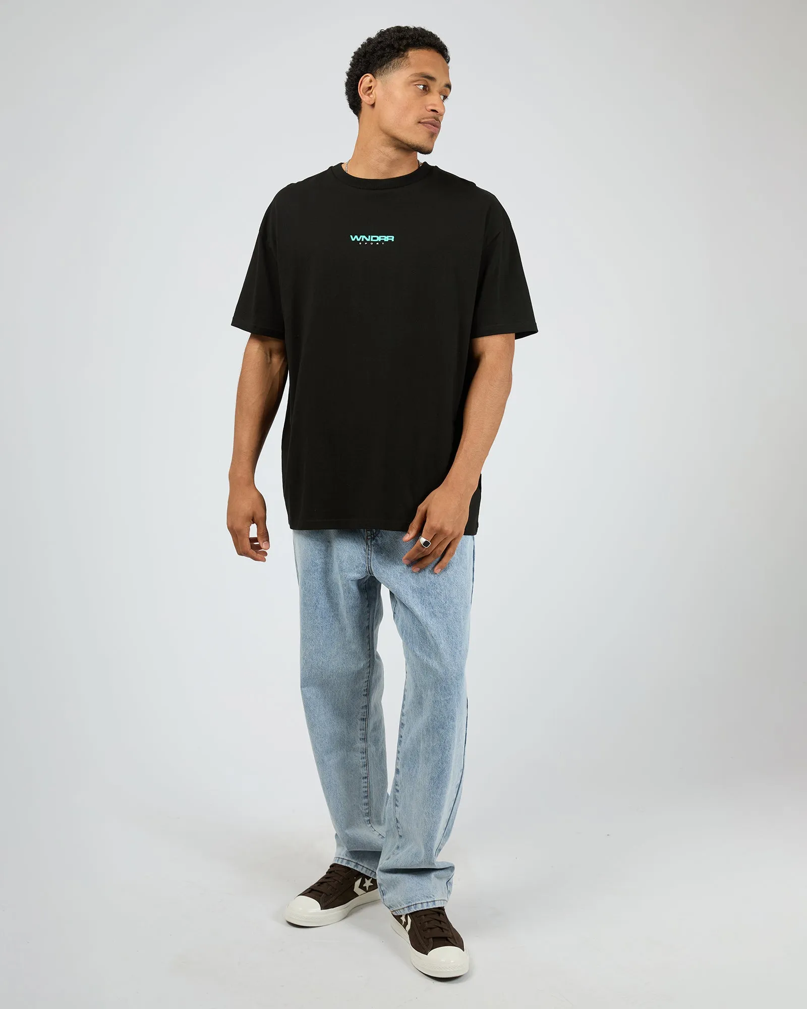 Collective Box Fit Tee Black sold by edge clothing product image thumbnail 2