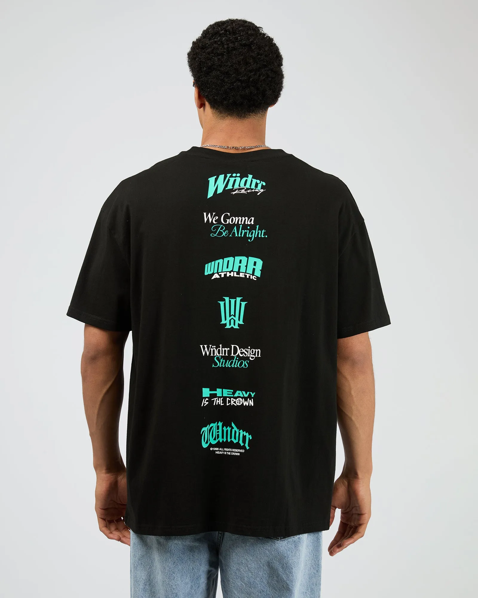 Collective Box Fit Tee Black sold by edge clothing product image thumbnail 3