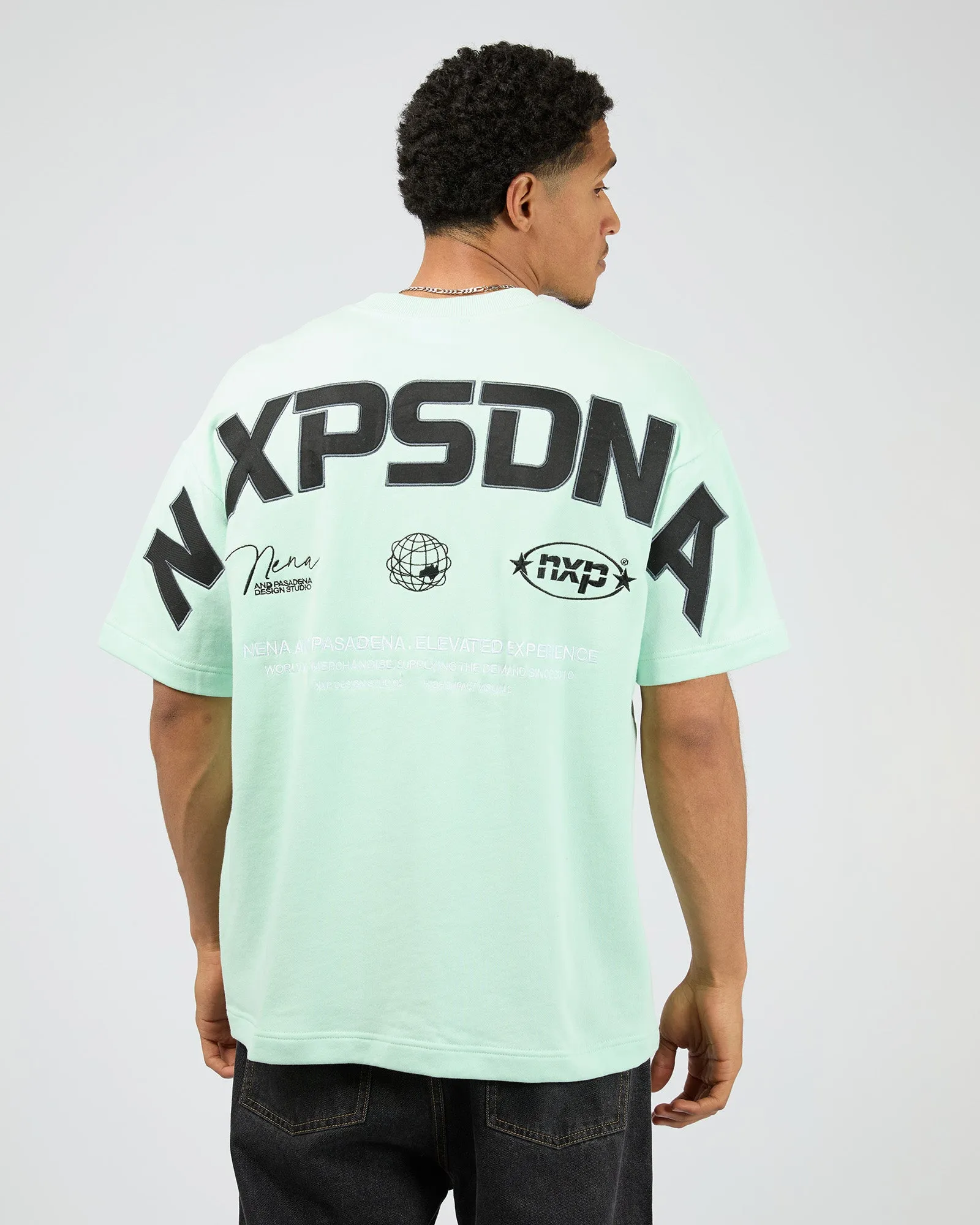 Airflow Loopback Raptor Tee Green sold by edge clothing product image thumbnail 3