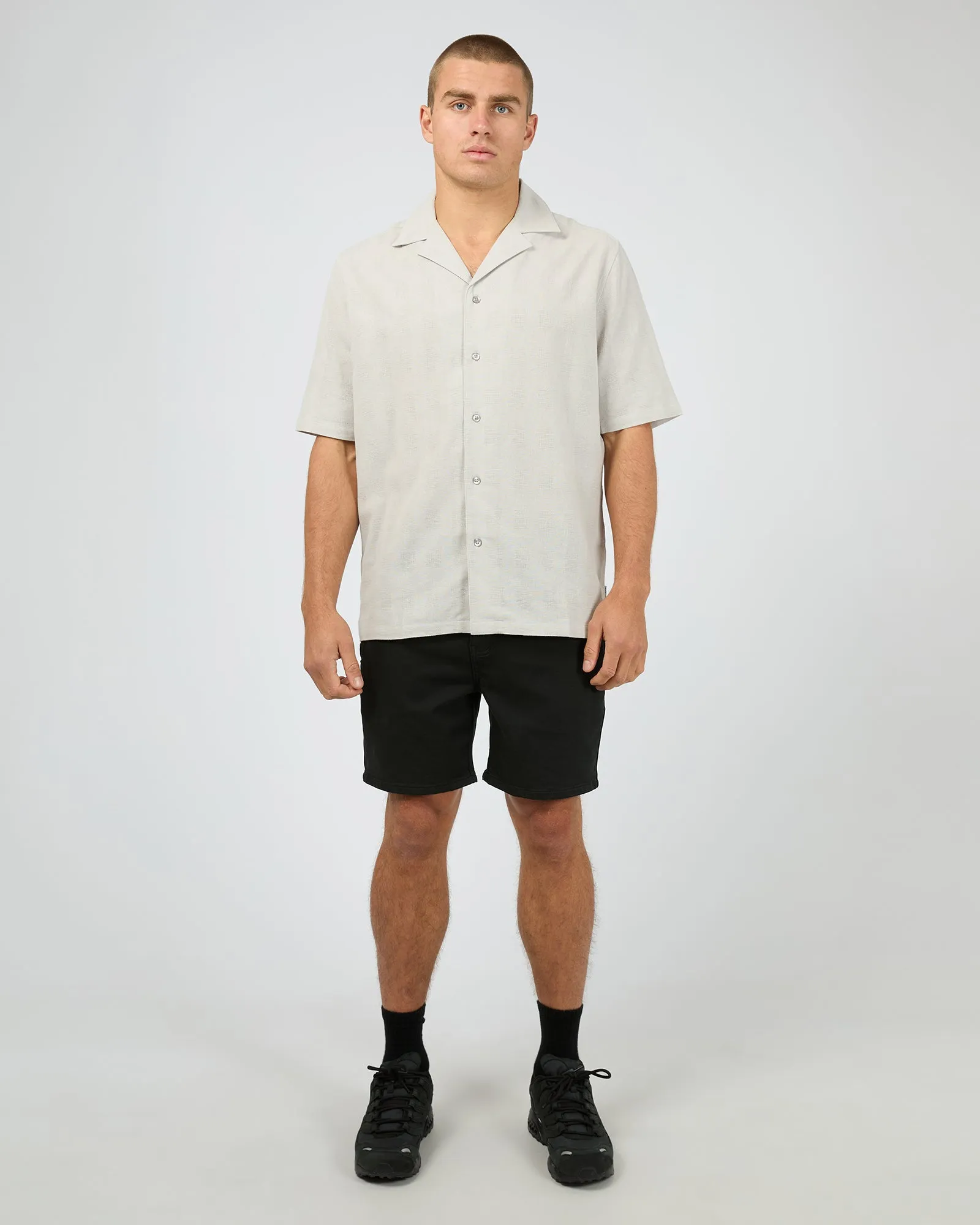 Wellford Short Sleeve Shirt Grey sold by edge clothing product image thumbnail 2
