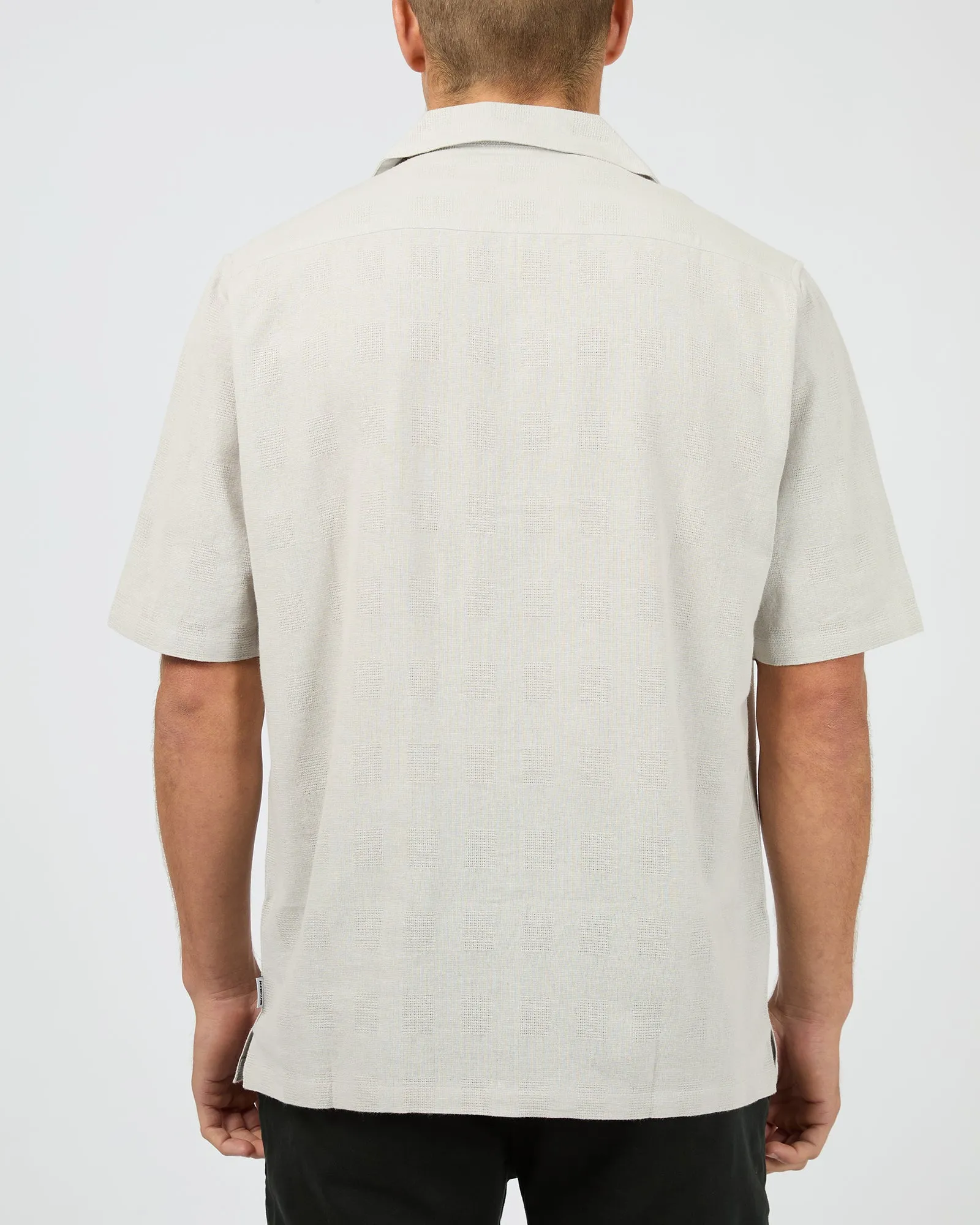 Wellford Short Sleeve Shirt Grey sold by edge clothing product image thumbnail 3